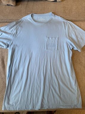 Vineyard Vines Light Blue Pocket Crew Tee - Men